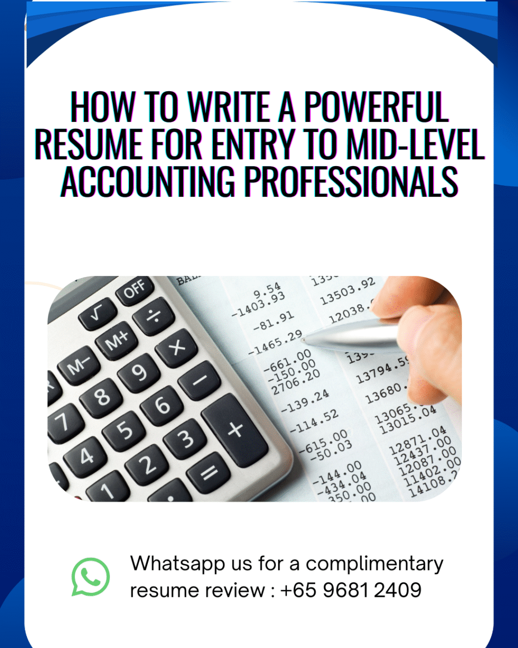 How to Write a Powerful Resume for Entry to Mid-Level Accounting Professionals